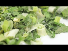 خضروات مجففة لون أخضر كراث مجفف كراث مجفف بالهواء Flaeks 3*3mm