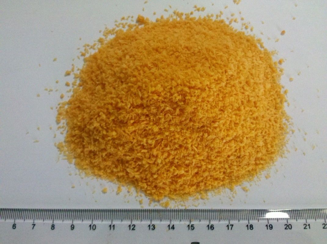 فتات خبز بانكو صفراء على شكل إبرة 5 مم معتمدة من HACCP للقلي والروبيان أو الدجاج
