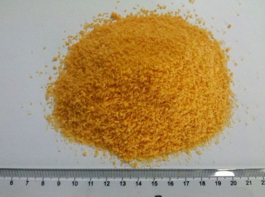 فتات خبز بانكو صفراء على شكل إبرة 5 مم معتمدة من HACCP للقلي والروبيان أو الدجاج