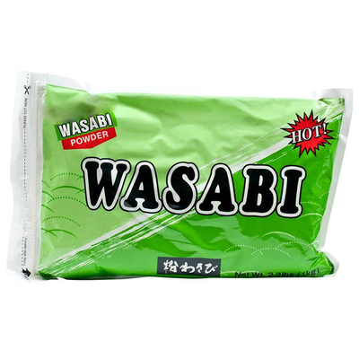 يستخدم مسحوق جذر الوسابي في مكان جاف كتوابل أو توابل سوشي