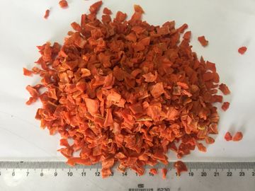 HACCP FDA برتقالي اللون رقائق الجزر المجففة 7٪ الرطوبة